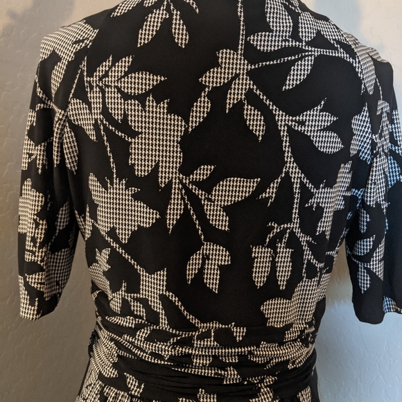 Jones New York Midi Dress w/ Faux Belted High Waist Size 8 - Picture 5 of 5